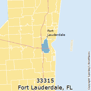 Fort_Lauderdale,Florida County Map