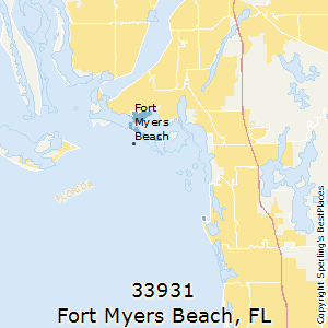 Fort_Myers_Beach,Florida County Map