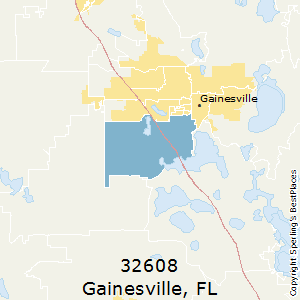Gainesville,Florida County Map