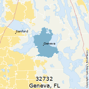 Geneva,Florida County Map