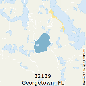 Georgetown,Florida County Map