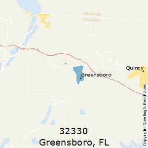 Greensboro,Florida County Map