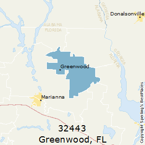 Greenwood,Florida County Map