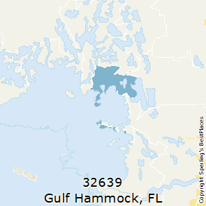 Gulf_Hammock,Florida County Map