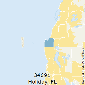 Holiday,Florida County Map