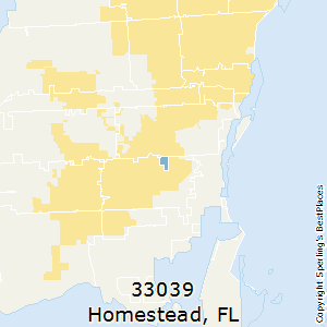 Homestead,Florida County Map