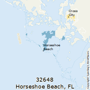 Horseshoe_Beach,Florida County Map
