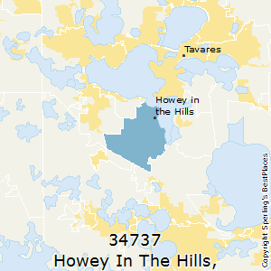 Howey_In_The_Hills,Florida County Map