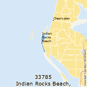 Indian_Rocks_Beach,Florida County Map