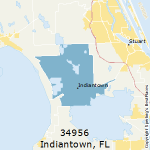 Indiantown,Florida County Map