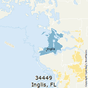 Inglis,Florida County Map