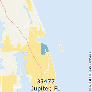 Jupiter,Florida County Map