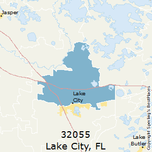 Lake_City,Florida County Map