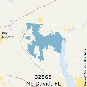 Mc_David,Florida County Map