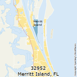 Merritt_Island,Florida County Map