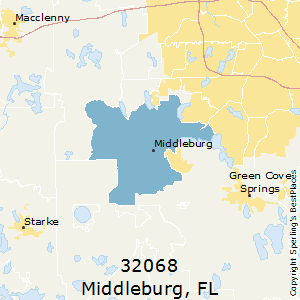 Middleburg,Florida County Map