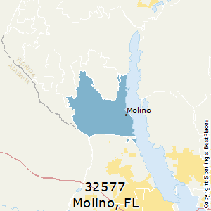 Molino,Florida County Map