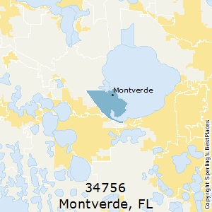 Montverde,Florida County Map