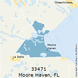 Moore_Haven,Florida County Map