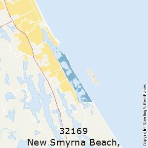 New_Smyrna_Beach,Florida County Map