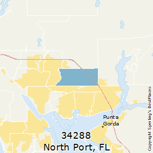 North_Port,Florida County Map