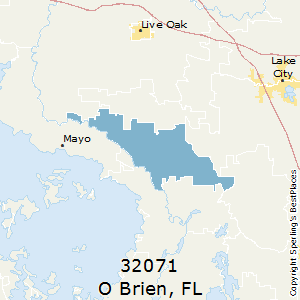 O_Brien,Florida County Map