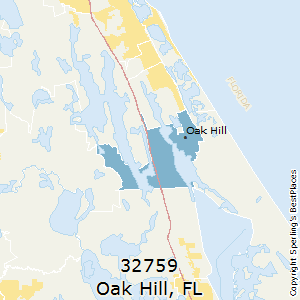 Oak_Hill,Florida County Map