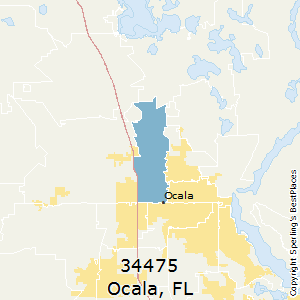 Ocala,Florida County Map