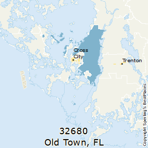 Old_Town,Florida County Map