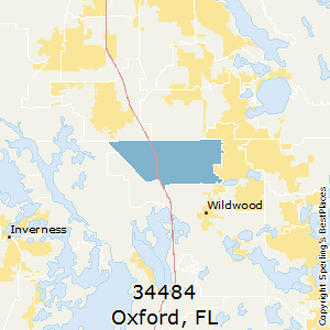Oxford,Florida County Map