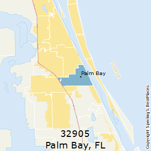 Palm_Bay,Florida County Map