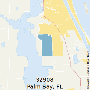 Palm_Bay,Florida County Map