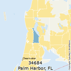Palm_Harbor,Florida County Map