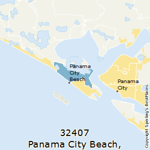 Panama_City_Beach,Florida County Map