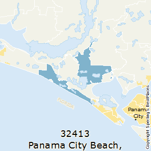 Panama_City_Beach,Florida County Map
