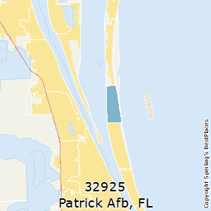 Patrick_AFB,Florida County Map