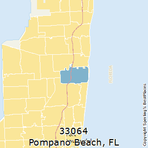 Pompano_Beach,Florida County Map