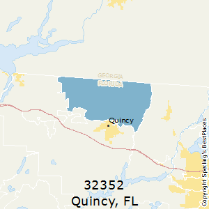 Quincy,Florida County Map