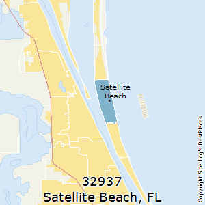 Satellite_Beach,Florida County Map