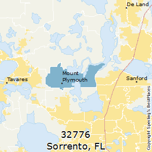 Sorrento,Florida County Map