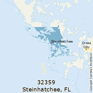 Steinhatchee,Florida County Map