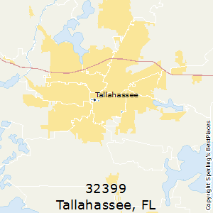 Tallahassee,Florida County Map