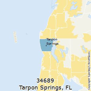 Tarpon_Springs,Florida County Map