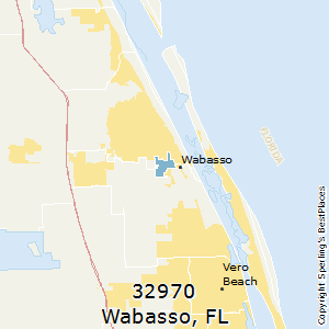 Wabasso,Florida County Map