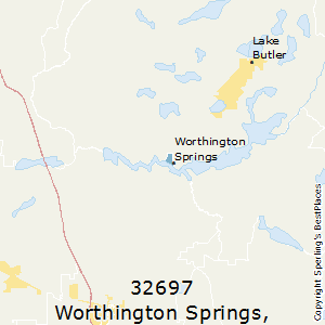 Worthington_Springs,Florida County Map