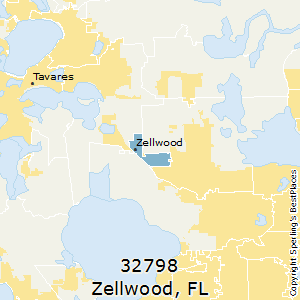 Zellwood,Florida(32798) Zip Code Map
