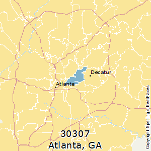 Best Places to Live in Atlanta (zip 30307), Georgia