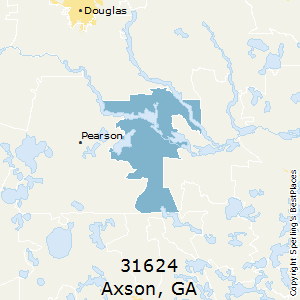 Axson,Georgia(31624) Zip Code Map