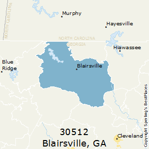 Blairsville Ga On Map Best Places To Live In Blairsville (Zip 30512), Georgia