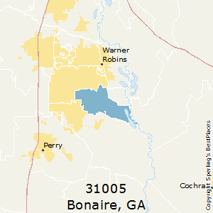 Bonaire,Georgia County Map